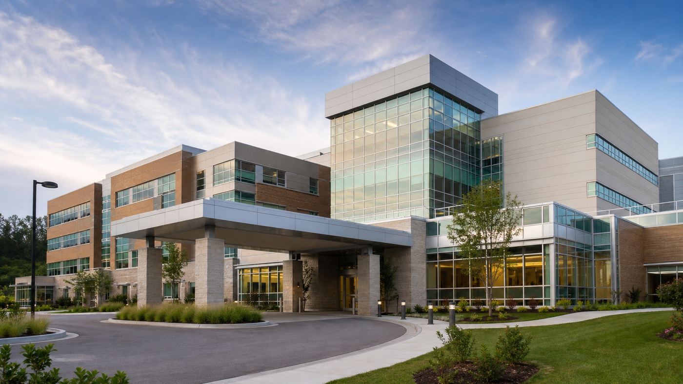 Anonymous hospital building exterior