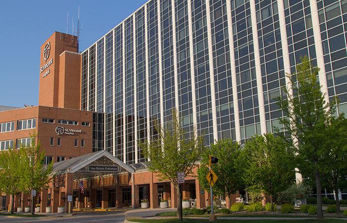 HSHS St. Vincent Hospital exterior